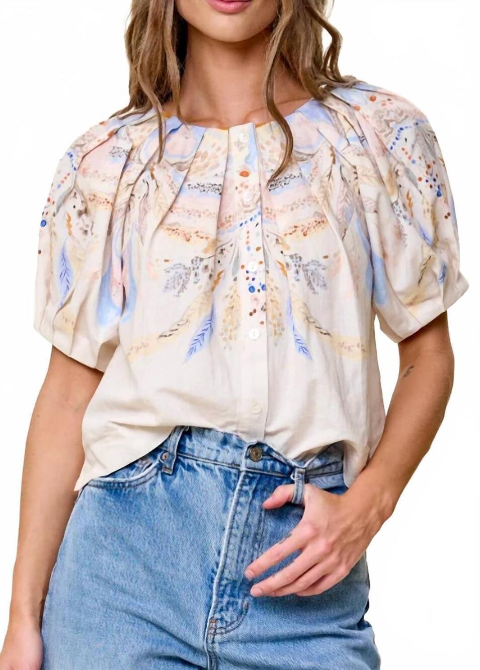 NEW CLEOBELLA salome blouse in goleta